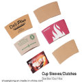 Craft Paper Cup Sleeve, Hot Drining Cup Sleeve Coffee Cups